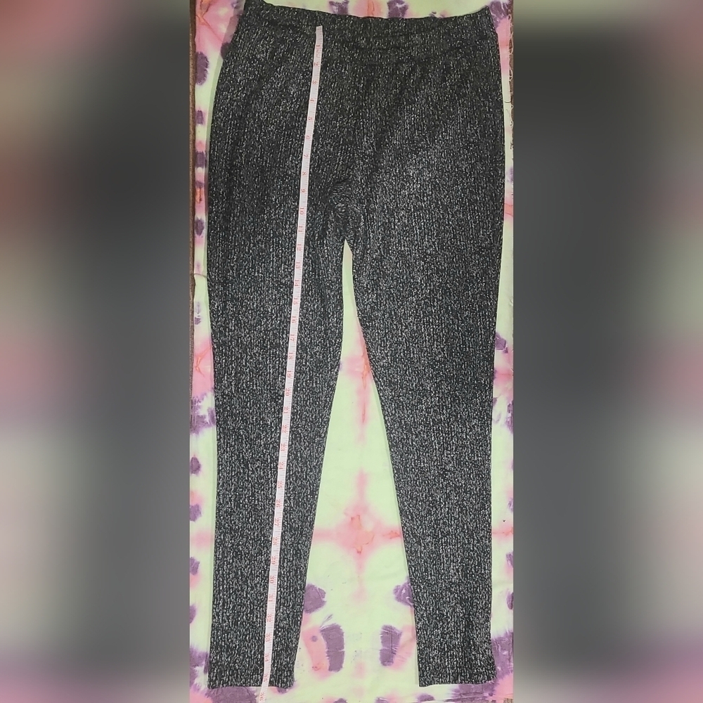 Premise Black and Gray Leggings Sz Medium